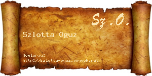 Szlotta Oguz névjegykártya